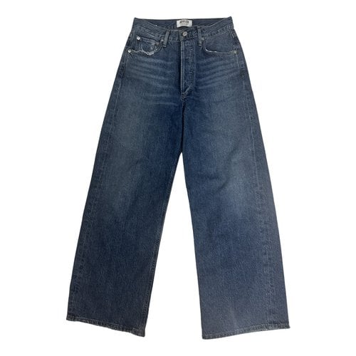 Pre-owned Agolde Jeans In Blue