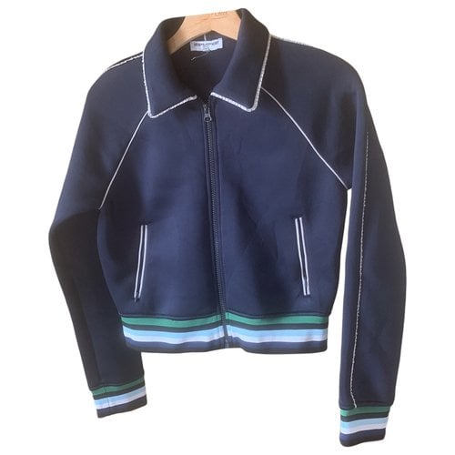 Pre-owned Opening Ceremony Jacket In Navy