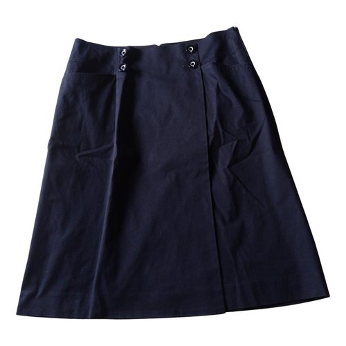 Pre-owned Paul & Shark Mid-length Skirt In Navy