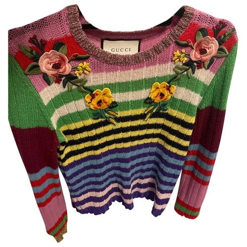 Pre-owned Gucci Wool Jumper In Multicolour