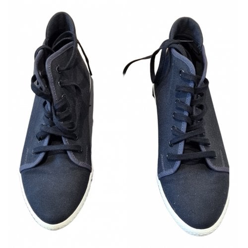 Pre-owned Marc Jacobs Cloth Trainers In Black