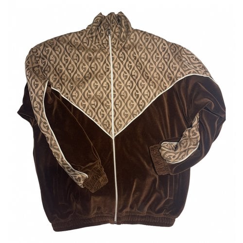 Pre-owned Gucci Velvet Jacket In Brown