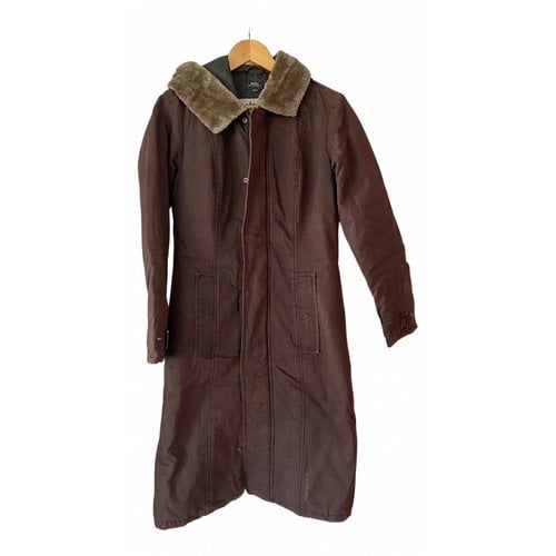 Pre-owned G-star Raw Parka In Brown