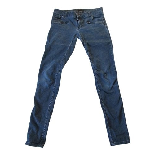 Pre-owned Maje Spring Summer 2019 Slim Jeans In Blue