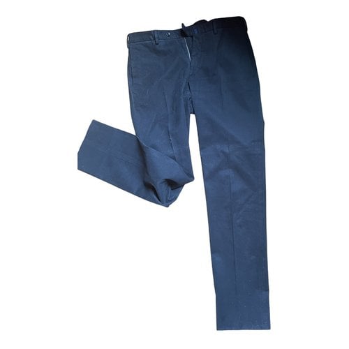 Pre-owned Incotex Trousers In Black