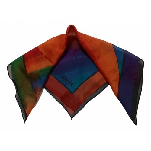 Pre-owned Missoni Silk Scarf In Multicolour