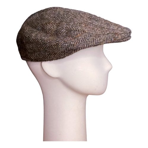 Pre-owned Harris Tweed Wool Hat In Brown