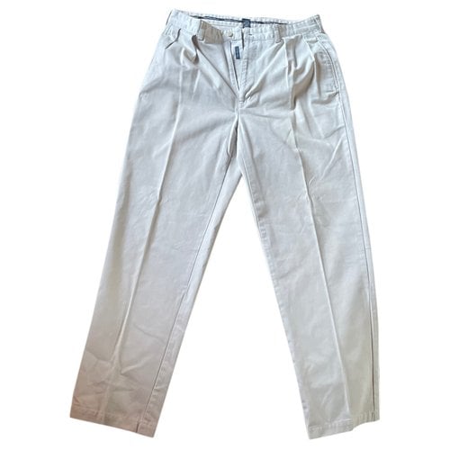 Pre-owned Polo Ralph Lauren Trousers In Beige