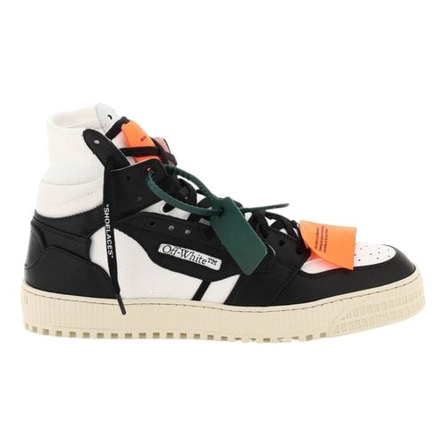 Pre-owned Off-white Off-court Leather Low Trainers In Multicolour