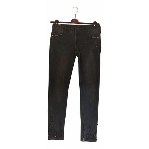 Pre-owned Guess Slim Jeans In Anthracite