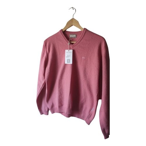 Pre-owned Burberry Wool Pull In Pink
