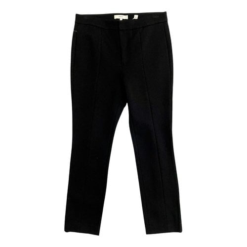 Pre-owned Vince Straight Pants In Black