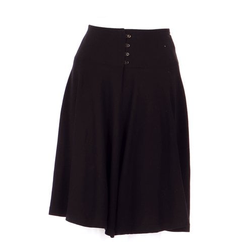 Pre-owned Tara Jarmon Wool Skirt Suit In Black