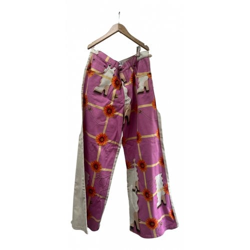 Pre-owned Loewe Trousers In Multicolour