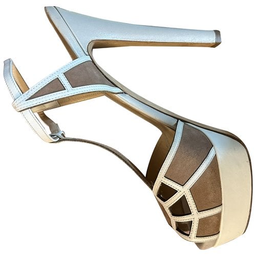 Pre-owned Sergio Rossi Heels In White