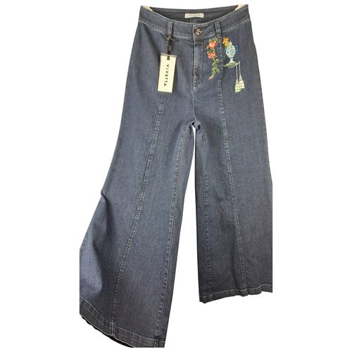Pre-owned Vivetta Large Pants In Blue
