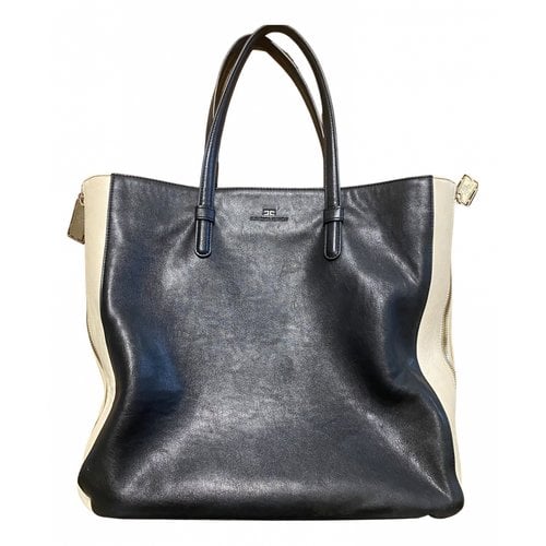 Pre-owned Elisabetta Franchi Vegan Leather Handbag In Multicolour