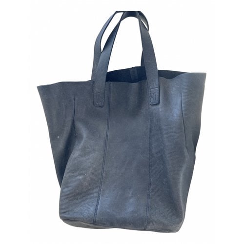 Pre-owned Marni Leather Tote In Blue