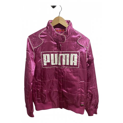 Pre-owned Puma Biker Jacket In Pink
