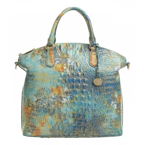 Pre-owned Brahmin Leather Satchel In Multicolour