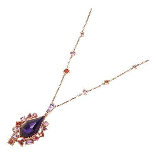 Pre-owned Stephen Webster Pink Gold Necklace In Purple