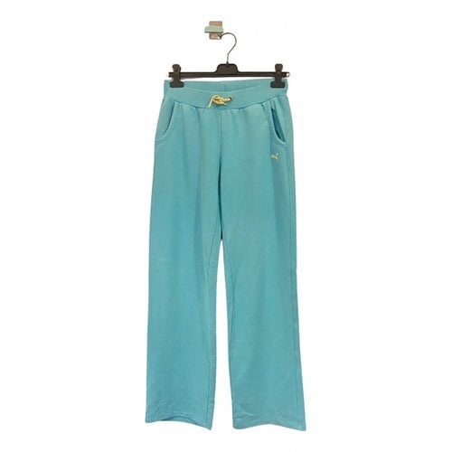 Pre-owned Puma Large Pants In Blue