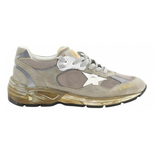 Pre-owned Golden Goose Dad-star Low Trainers In Grey