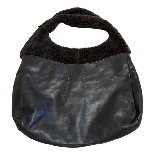 Pre-owned Maison Margiela Leather Bag In Black