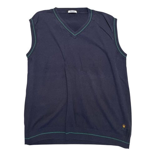 Pre-owned Rolex Silk Vest In Blue