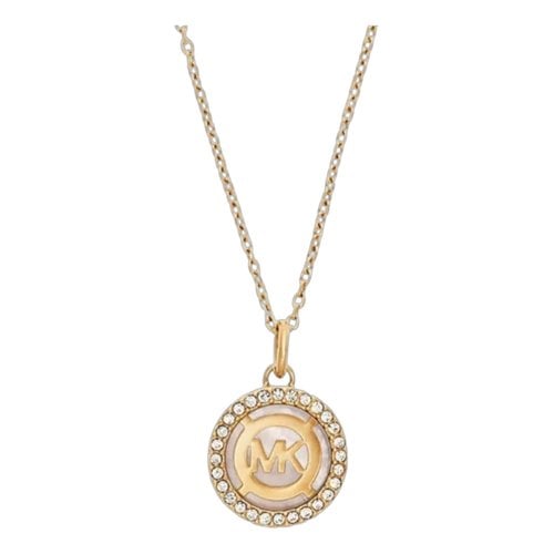 Pre-owned Michael Kors Necklace In Gold