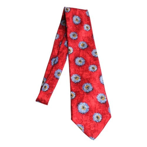 Pre-owned Givenchy Silk Tie In Red