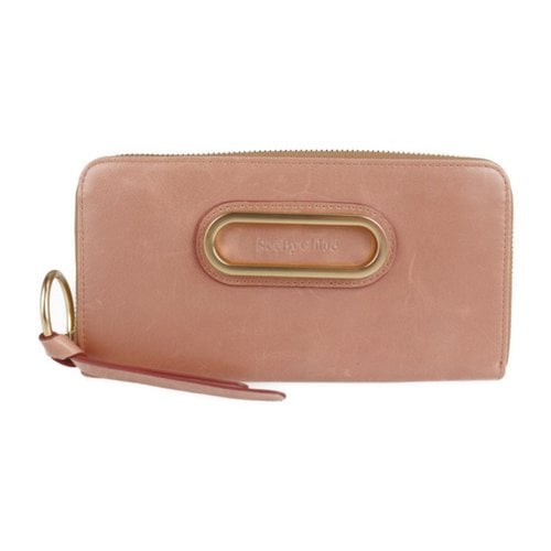Pre-owned See By Chloé Leather Wallet In Pink
