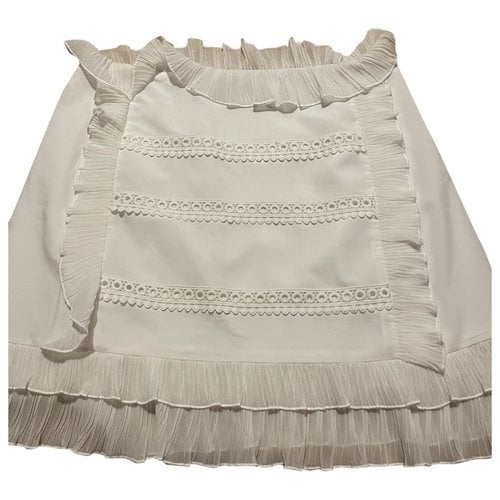 Pre-owned Iro Fall Winter 2019 Mini Skirt In White