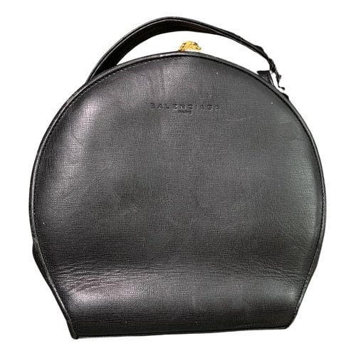 Pre-owned Balenciaga Leather Mini Bag In Black