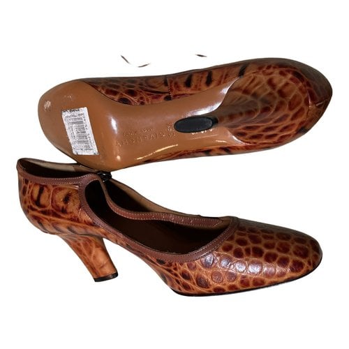 Pre-owned Givenchy Leather Heels In Brown
