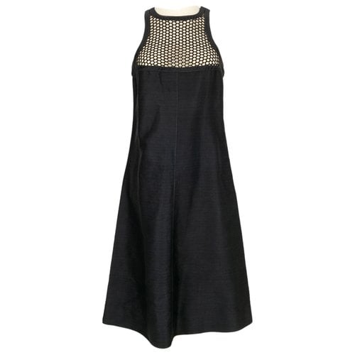 Pre-owned Courrèges Mini Dress In Black