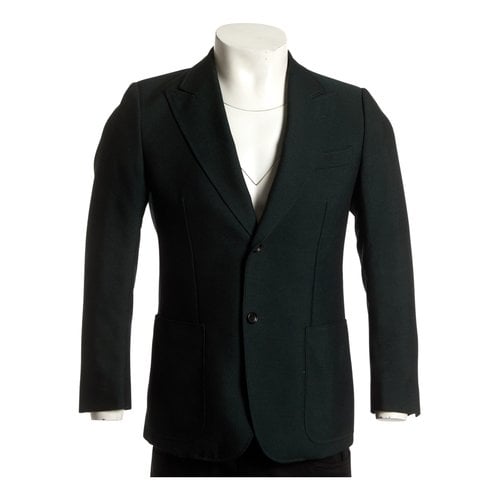 Pre-owned Gucci Wool Jacket In Green