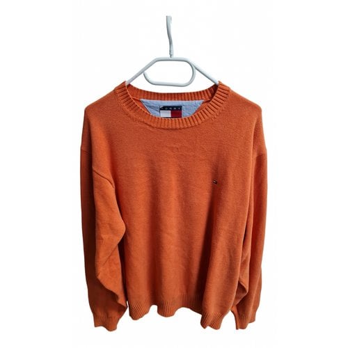 Pre-owned Tommy Hilfiger Pull In Orange