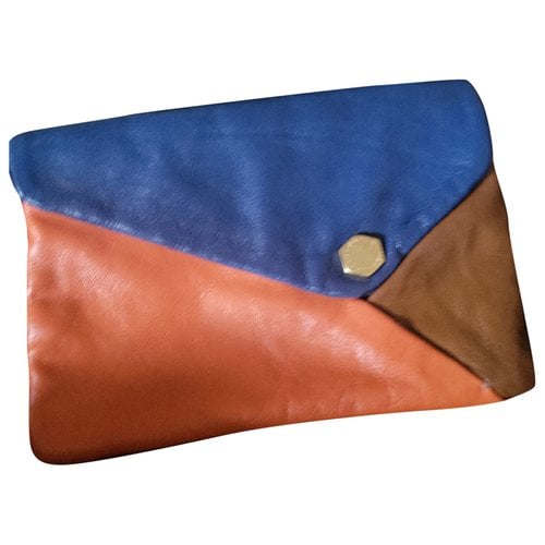 Pre-owned Marc Jacobs Leather Clutch Bag In Multicolour