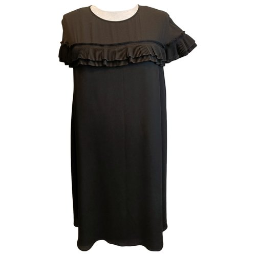 Pre-owned Marina Rinaldi Mid-length Dress In Black
