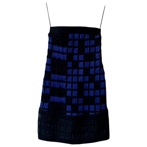 Pre-owned Chanel Mini Dress In Blue