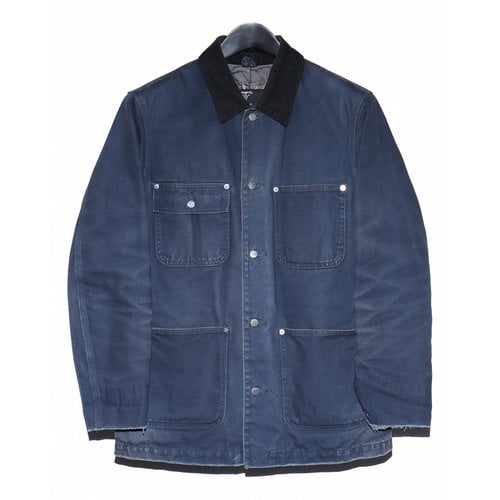 Pre-owned Undercover Coat In Blue