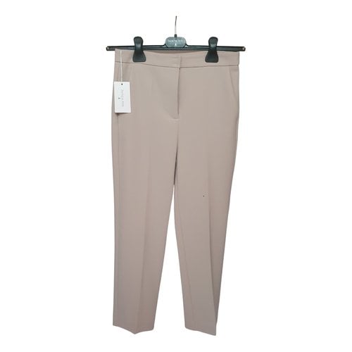 Pre-owned Patrizia Pepe Straight Pants In Grey