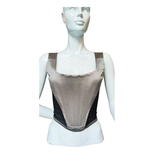Pre-owned Vivienne Westwood Anglomania Corset In Grey