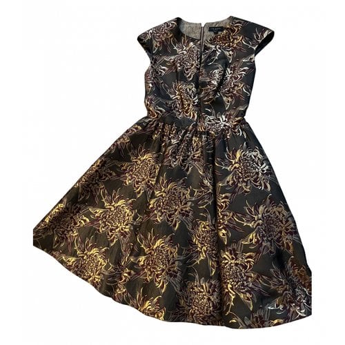 Pre-owned Ted Baker Mid-length Dress In Gold