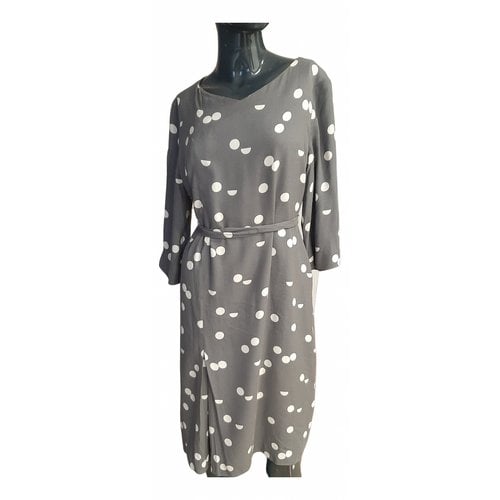 Pre-owned Selected Mid-length Dress In Grey