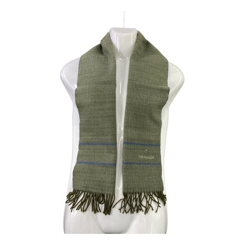 Pre-owned Trussardi Scarf In Green