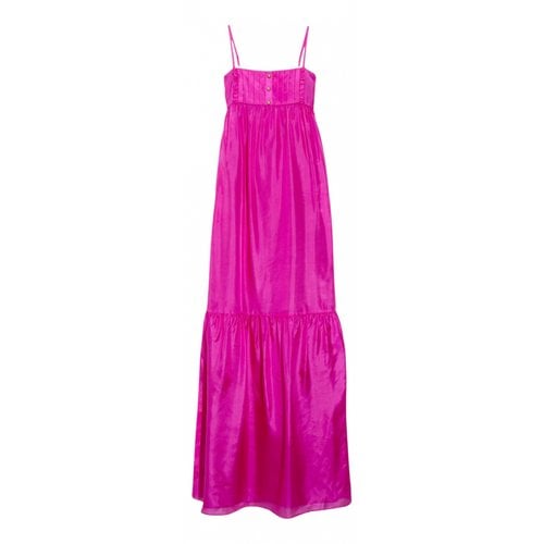 Pre-owned Alice By Temperley Silk Maxi Dress In Pink