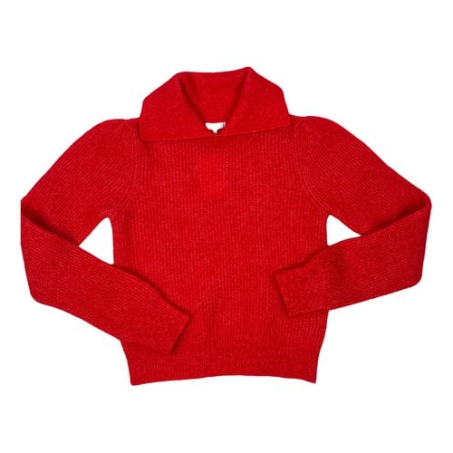 Pre-owned Ganni Wool Jumper In Red