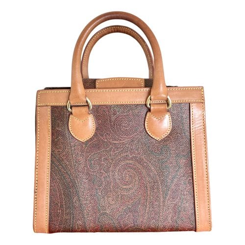 Pre-owned Etro Tote In Burgundy